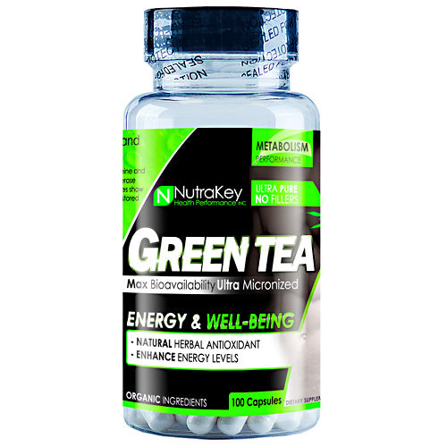 Nutrakey Green Tea Extract - 100 Capsules - 628586742208