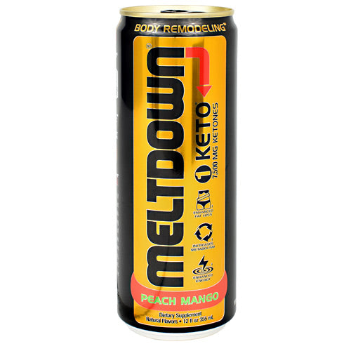 VPX Meltdown 1 Keto - Peach Mango - 12 fl oz - 610764240125