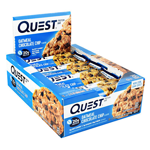 Quest Nutrition Quest Protein Bar - Oatmeal Chocolate Chip - 12 Bars - 888849004645