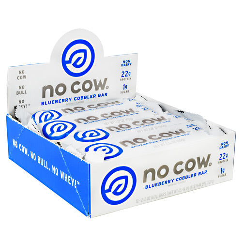 No Cow No Cow Bar - Blueberry Cobbler - 12 Bars - 852346005047