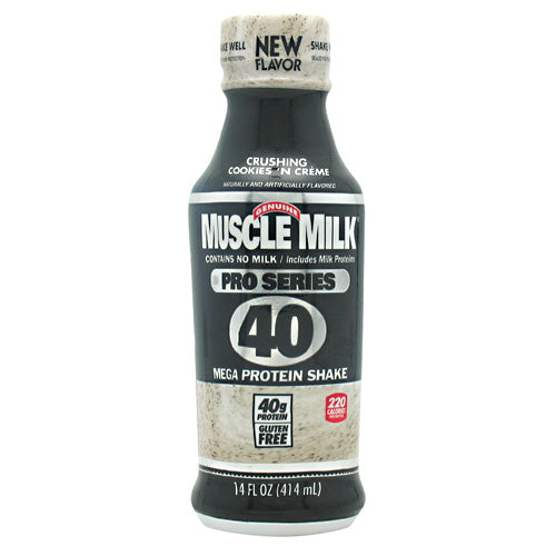 Cytosport Pro Series Muscle Milk Pro Series 40 - Crushing Cookies n Creme - 12 Bottles - 876063002936