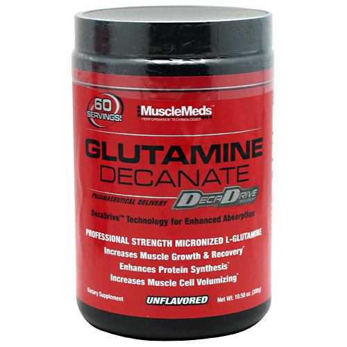 Muscle Meds Glutamine Decanate - Unflavored - 60 Servings - 891597002610