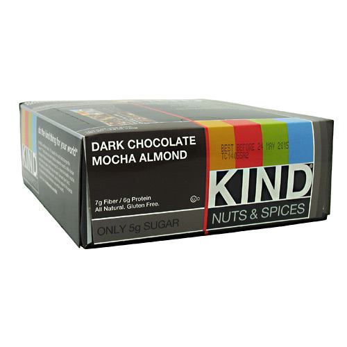 Kind Snacks Kind Nuts & Spices - Dark Chocolate Mocha Almond - 12 Bars - 602652171819