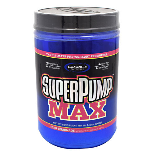 Gaspari Nutrition SuperPump MAX - Pink Lemonade - 40 Servings - 646511007246