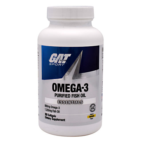 GAT Essentials Series Omega-3 - Natural Lemon - 90 Softgels - 816170021468