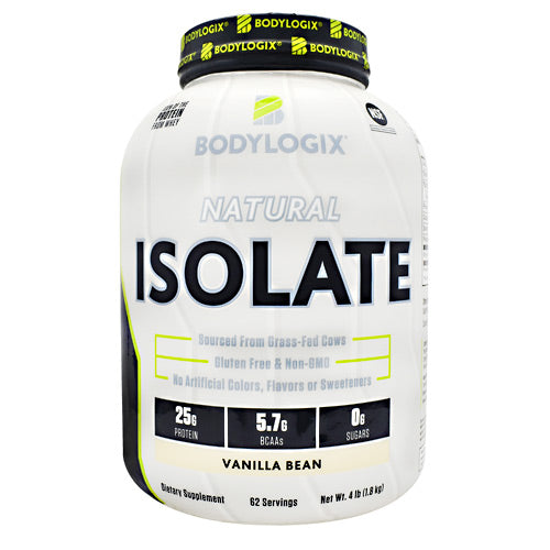 BodyLogix Natural Isolate Protein - Vanilla Bean - 4 lbs - 694422031430