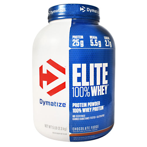 Dymatize Elite 100% Whey - Chocolate Fudge - 5 lb - 705016560042