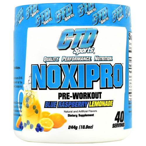 CTD Labs Noxipro - Blue Raspberry Lemonade - 40 Servings - 852228007374