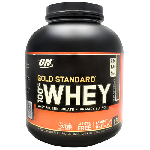 Optimum Nutrition Gold Standard 100% Whey - Double Rich Chocolate - 58 Servings - 748927057072