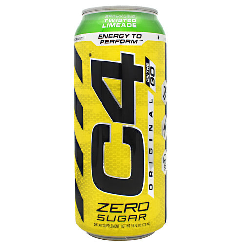 Cellucor Original C4 On the Go - Sparkling Twisted Limeade - 12 Cans - 842595106565