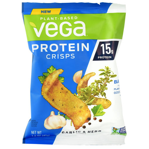 Vega Protein Crisps - Garlic & Herb - 12 ea - 10838766002115