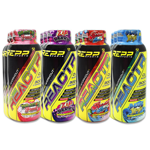 Repp Sports REACTR RTD - Variety - 12 Bottles - 854531008260