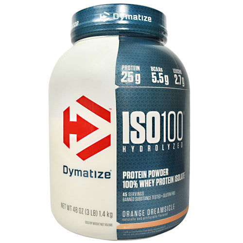 Dymatize ISO100 - Orange Dreamsicle - 3 lb - 705016353248