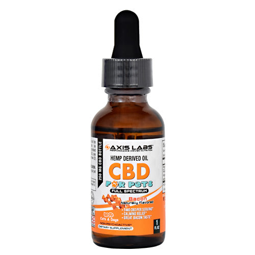 Axis Labs CBD For Pets - Bacon - 1 fl oz - 735548391036