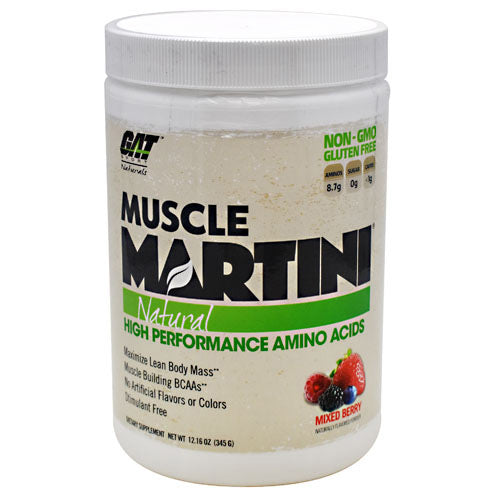 GAT Natural Muscle Martini - Mixed Berry - 30 Servings - 859613000118