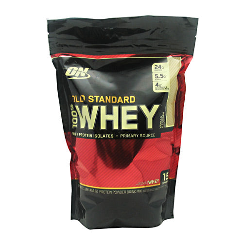 Optimum Nutrition Gold Standard 100% Whey - Vanilla Ice Cream - 1 lb - 748927052268