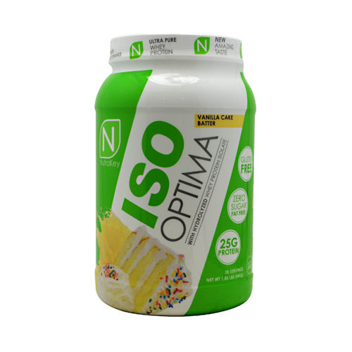 Nutrakey Iso Optima - Vanilla Cake Batter - 2 lb - 851090006355