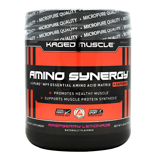 Kaged Muscle Amino Synergy + Caffeine - Raspberry Lemonade - 30 Servings - 852253007929