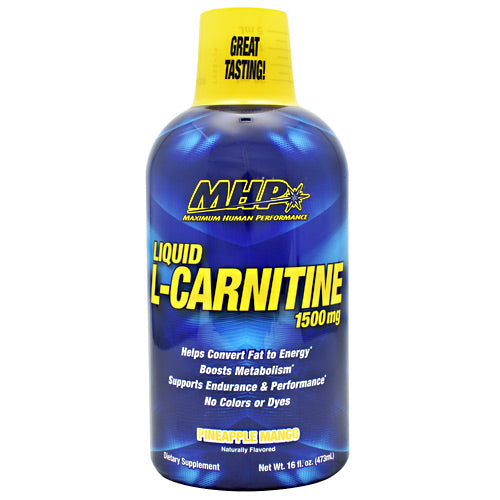 MHP Liquid L-Carnitine - Pineapple Orange - 16 fl oz - 666222008875