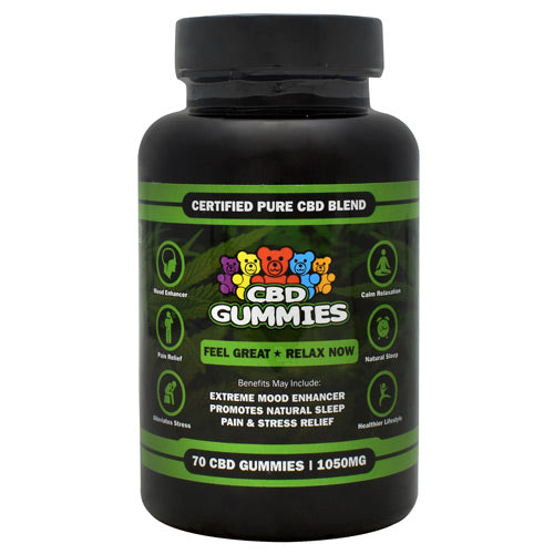 Hemp Bombs CBD Gummies - 1050 mg - 758763247445