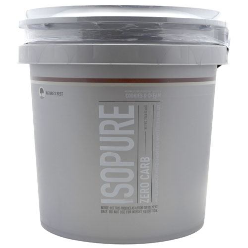 Natures Best Zero Carb Isopure - Cookies & Cream - 7.5 lb - 089094021573