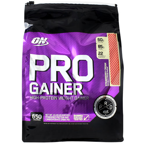 Optimum Nutrition Pro Series Pro Gainer - Strawberry Cream - 28 Servings - 748927029789