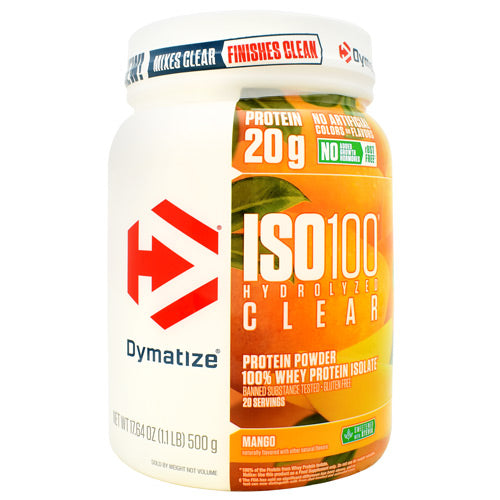 Dymatize ISO100 Hydrolyzed Clear - Mango - 20 Servings - 705016340002