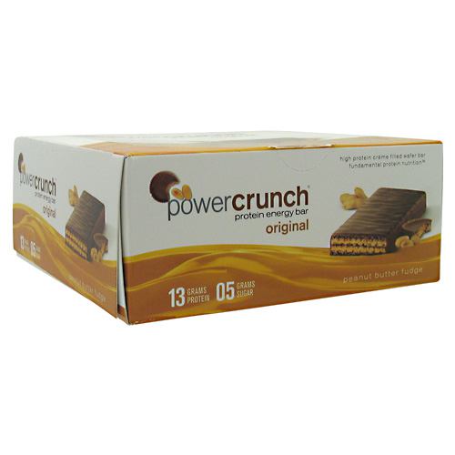 Power Crunch Power Crunch - Peanut Butter Fudge - 12 Bars - 644225722738