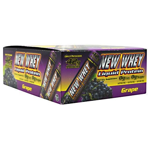 New Whey Nutrition New Whey Liquid Protein - Grape - 12 ea - 675941001531