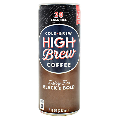 High Brew Coffee Cold Brew Coffee RTD - Black and Bold - 12 Cans - 10854560005046