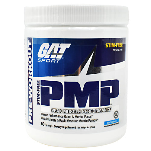 GAT PMP Stim-Free - Blue Raspberry - 30 Servings - 859613656001