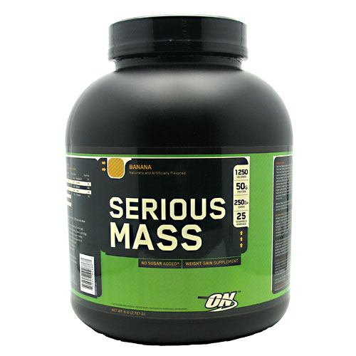 Optimum Nutrition Serious Mass - Banana - 6 lb - 748927028867