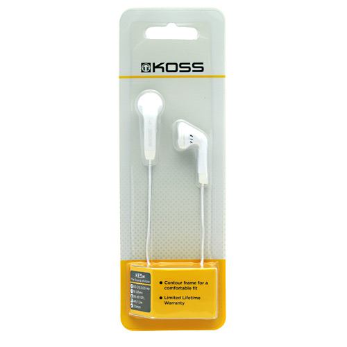 Tune Belt Earphones KE5w - White - 1 Pair - 021299176801