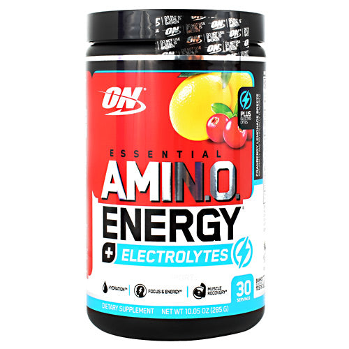 Optimum Nutrition Essential Amino Energy + Electrolytes - Cranberry Lemonade Breeze - 30 Servings - 748927060553