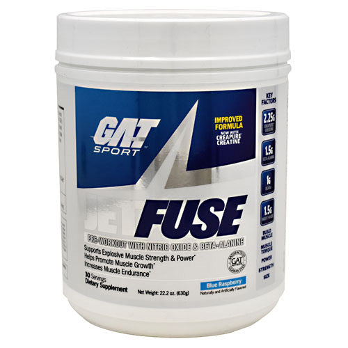 GAT JetFUSE - Blue Raspberry - 30 Servings - 816170021116