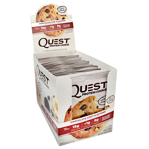 Quest Nutrition Quest Protein Cookie - Chocolate Chip - 12 ea - 888849006090