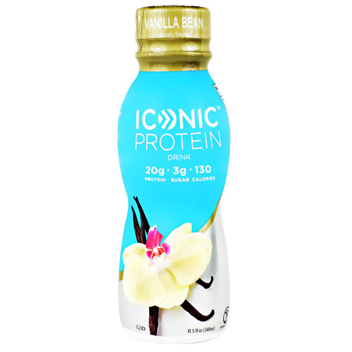 Iconic Protein Iconic Protein Drink - Vanilla Bean - 12 Bottles - 853650004238