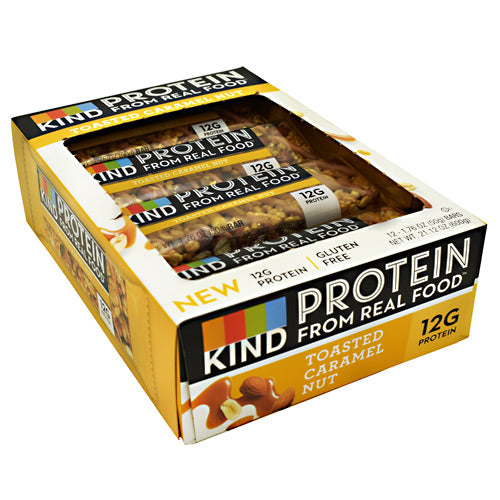 Kind Snacks Protein Bar - Toasted Caramel Nut - 12 Bars - 602652208034