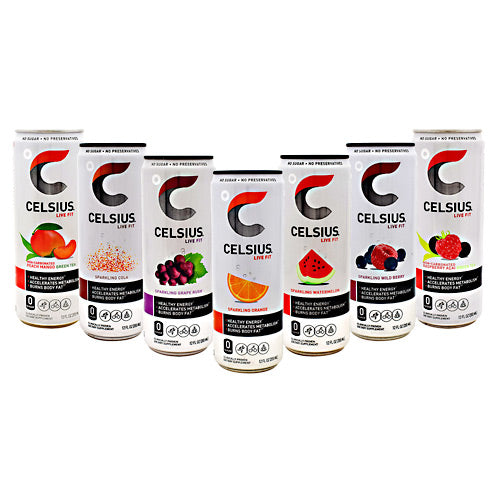 Celsius Celsius - Variety - 12 Cans - 889392000771