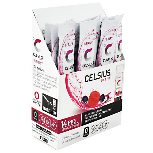 Celsius Celsius - Berry Blast - 14 Packets - 889392080056