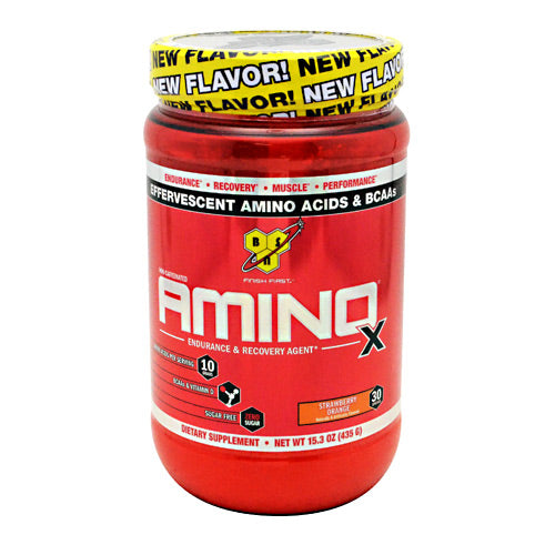 BSN Amino X - Strawberry Orange - 30 Servings - 834266004218