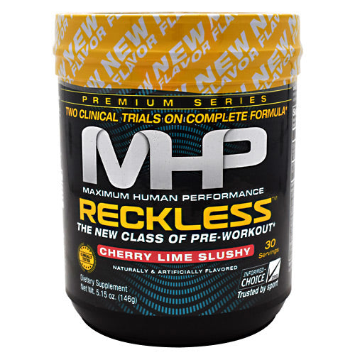 MHP Premium Series Reckless - Cherry Lime Slushy - 30 Servings - 666222008059