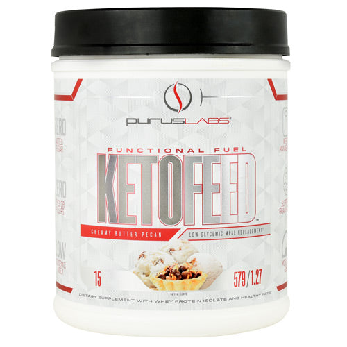 Purus Labs KetoFeed - Creamy Butter Pecan - 15 Servings - 855734002963