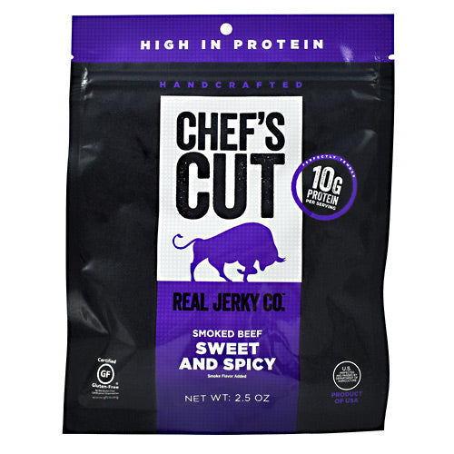 Chefs Cut Real Jerky Smoked Beef - Sweet and Spicy - 2.5 oz - 858959005917