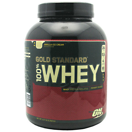 Optimum Nutrition Gold Standard 100% Whey - Vanilla Ice Cream - 5 lb - 748927028706