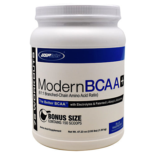 USP Labs Modern BCAA+ - Blue Raspberry - 75 Servings - 094922017062