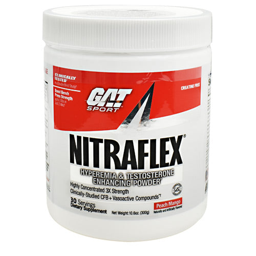 GAT Nitraflex - Peach Mango - 30 Servings - 816170022168