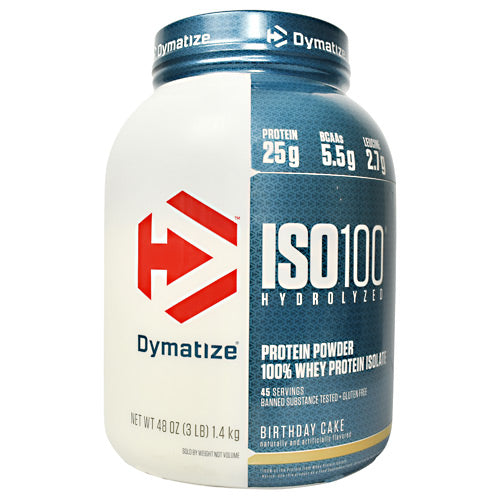 Dymatize ISO100 - Birthday Cake - 3 lb - 705016353224