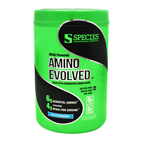 Species Nutrition Amino Evolved - Blue Rasberry - 30 Servings - 852690006042