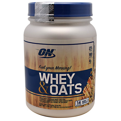 Optimum Nutrition Whey & Oats - Vanilla Almond Pastry - 14 Servings - 748927056686